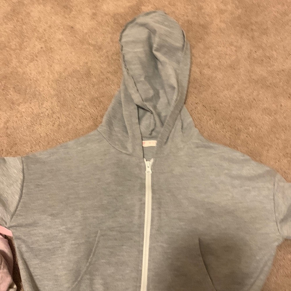 gray sweater